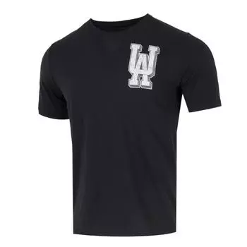 Under Armour Дышащий пуловер с круглым вырезом, футболка с коротким рукавом, мужские топы, черный 1382832-002 S