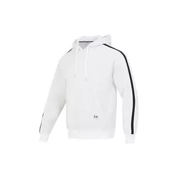 Under Armour Essential Heritage флисовая толстовка с капюшоном с логотипом для мужчин, белая 1373813-112 L