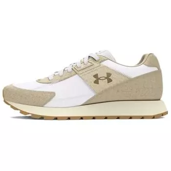 Under Armour Essential Runner White Khaki Base женские кроссовки Tan Metallic-Gold 3028409-105 36