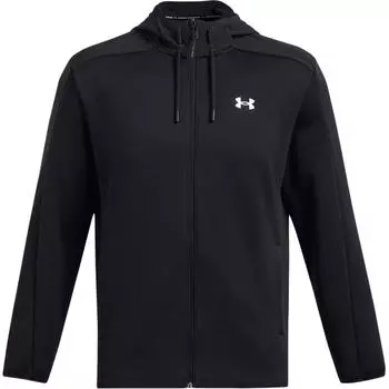 Under Armour Essential Swacket Waterproof Hooded Zip-Up Long Sleeve Breathable Jacket Men jackets Black 1378824-002 XL