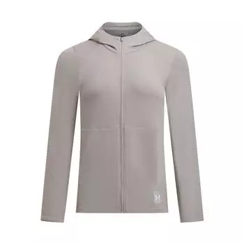 Under Armour Expanse SS25 Outdoor Sports Minimalist Hooded Jacket Women Jackets Dawn-Gray-Pink 1390060-009 S