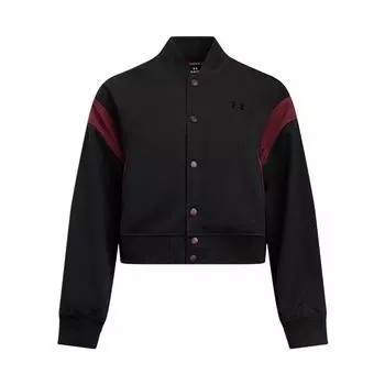 Under Armour Fashionable Simple Warm Stand Collar Jacket Women Jackets Black 6006011-001 M
