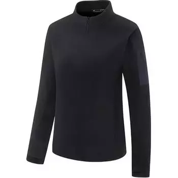 Under Armour Fleece Warm Long Sleeve Sweatshirt Women tops Black 14321130 XS