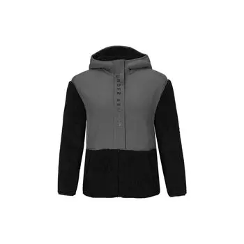 Under Armour Флисовая куртка с капюшоном Color Block, женские куртки, серая 1345045-001 M