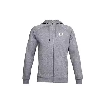 Under Armour Флисовая тренировочная куртка с капюшоном и логотипом, мужские куртки, серые 1359028-035 L