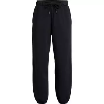 Under Armour Флисовые свободные трикотажные брюки свободного покроя с надписью Icon Wordmark, женские плавки, черные 1386503-001 XL
