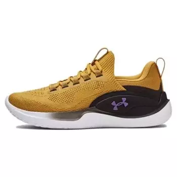 Under Armour Flow Dynamic Gilded Yellow Мужские кроссовки Черный Ретро-Фиолетовый 3026106-700 45