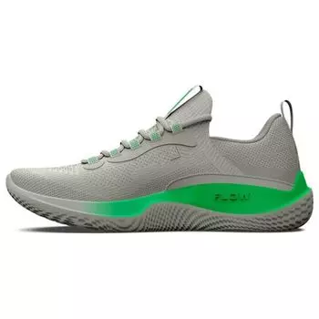Under Armour Flow Dynamic White Clay Green Screen Мужские кроссовки Кремово-черные 3026106-300 41