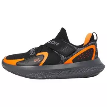 Under Armour Flow FUTR X 4 UAA - Black Blaze Orange Unisex Sneakers Castlerock 3028830-001 40