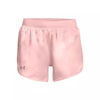 Under Armour Fly-By 2.0 Shine Повседневные спортивные дышащие однотонные шорты женские балетки-розовые 1361391-658 S