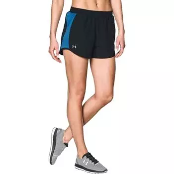 Under Armour Fly By Shorts Fashion Comfortable Soft Skin-Friendly Sports Shorts Women shorts 1297125-004 XS