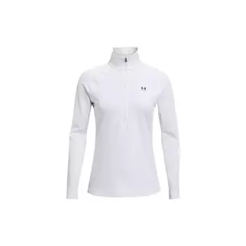Under Armour Футболка Authentics ColdGear® с длинным рукавом и застежкой-реглан, женская, белая, 1368699-100 XL