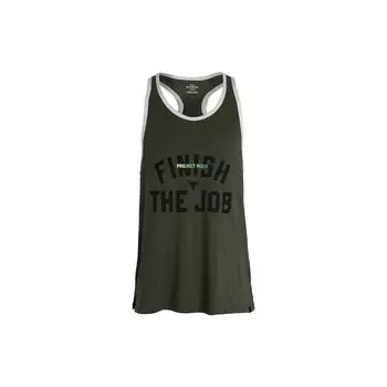 Under Armour Футболка без рукавов с принтом Project Rock Letter Training, мужские топы 1379754-390 XL