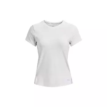 Under Armour Футболка для бега и спорта Iso-Chill, однотонная, с коротким рукавом, женская, белая 1376819-100 XS