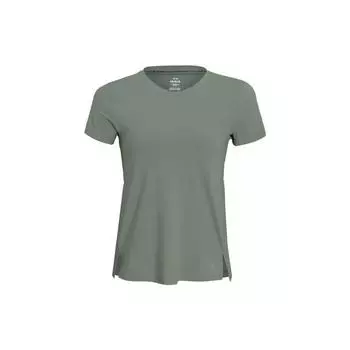 Under Armour Футболка для бега с коротким рукавом серии Iso-Chill, однотонная, женская, зеленая 1376819-504 S