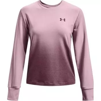 Under Armour Футболка Gradient Training свободного кроя с круглым вырезом и длинными рукавами, женская, розовая 1370980-698 M