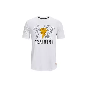 Under Armour Футболка Johnson Series с круглым вырезом и коротким рукавом, с заниженной линией плеч, мужская, белая, 1377758-100 XXL
