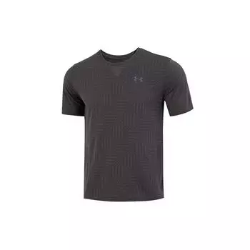 Under Armour Футболка мужская повседневная с логотипом и сплошным принтом, черная 1370365-001 M