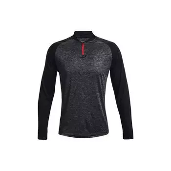 Under Armour Футболка мужская спортивная повседневная с логотипом в американском стиле, черная 1370854-001 L