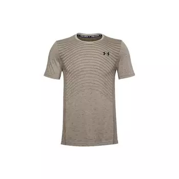 Under Armour Футболка прямого покроя, мужская, коричневая, серая 1351450-200 M