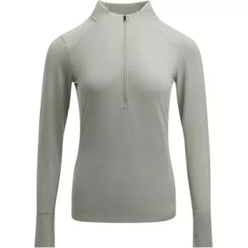 Under Armour Футболка Qualifier Running Breathable с длинным рукавом для женщин, топы Jungle-Green 1365632-504 L