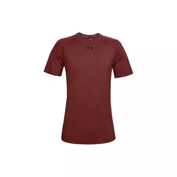 Under Armour Футболка реглан из дышащего хлопка для тренировок с коротким рукавом, мужская, красная 1351570-688 M