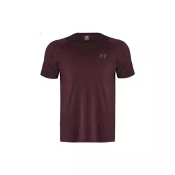 Under Armour Футболка Rush Solid Textured Training с коротким рукавом для мужчин, коричневая 1376790-600 L