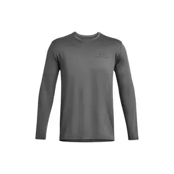 Under Armour Футболка с длинным рукавом и круглым вырезом с принтом логотипа UA Vanish Energy, мужская, серая, 1385418-025 XL