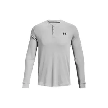 Under Armour Футболка с длинным рукавом и логотипом, мужская, современный серый цвет 1302356-012 XL