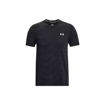 Under Armour Футболка с коротким рукавом и круглым вырезом, мужская, черная 1379281-001 XL