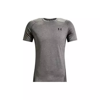 Under Armour Футболка с коротким рукавом и принтом логотипа, мужская, серая 1361683-090 XL