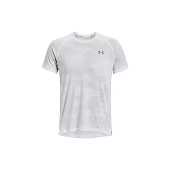 Under Armour Футболка с коротким рукавом и круглым вырезом с принтом логотипа Streaker, мужские топы, белая 1380775-100 XL