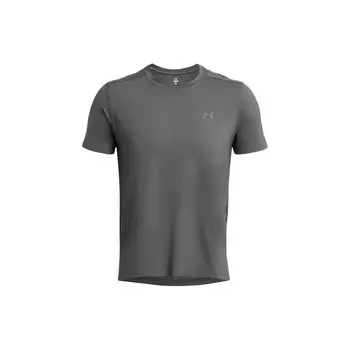 Under Armour Футболка с коротким рукавом и логотипом, повседневная, с круглым вырезом, мужская, темно-серая, 1382648-025 L