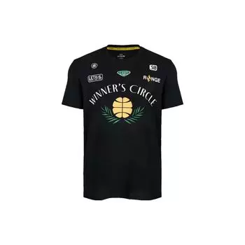 Under Armour Футболка с коротким рукавом и принтом Curry Letter, американская винтажная, с круглым вырезом, мужская, черная 1380363-001 XL