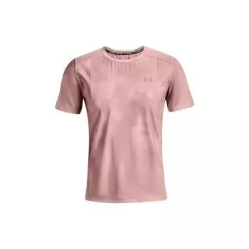 Under Armour Футболка с коротким рукавом и градиентным принтом Tie-Dye Running, мужская, розовая 1372293-676 XXL