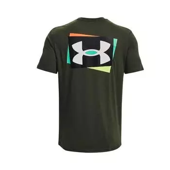 Under Armour Футболка с коротким рукавом и фирменным логотипом American Vintage Training, мужские топы, зеленая 1370731-310 XL