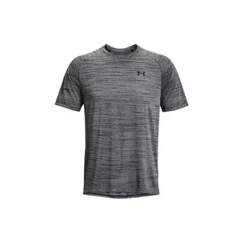 Under Armour Футболка с коротким рукавом и круглым вырезом с логотипом, мужская, черная 1377843-001 XXL