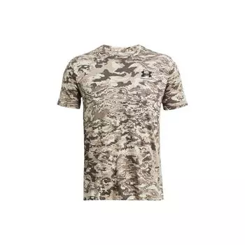 Under Armour Футболка с коротким рукавом и круглым вырезом с логотипом Ua Abc Letter, мужские топы цвета хаки 1357727-203 L
