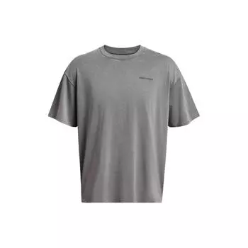 Under Armour Футболка с коротким рукавом и круглым вырезом, мужская, серебристо-серая, 1385573-024