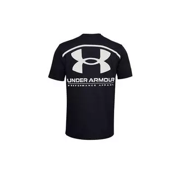 Under Armour Футболка с коротким рукавом и принтом большого логотипа American Vintage Training, мужские топы, черная 1357174-001 M
