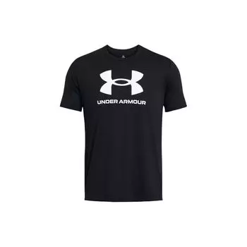 Under Armour Футболка с круглым вырезом и коротким рукавом с логотипом, мужские топы, черные 1382911-001 L