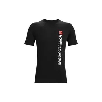 Under Armour Футболка с круглым вырезом и логотипом UA Boxed, спортивная тренировочная футболка для мужчин, черная 1361669-001 M