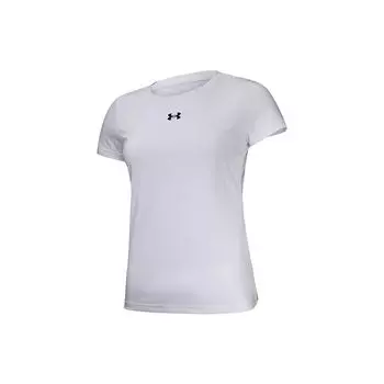 Under Armour Футболка с круглым вырезом и принтом логотипа, женская, белая 22500520-100 XL