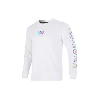 Under Armour Футболка с круглым вырезом с принтом, мужские топы, белая 1375095-100 L