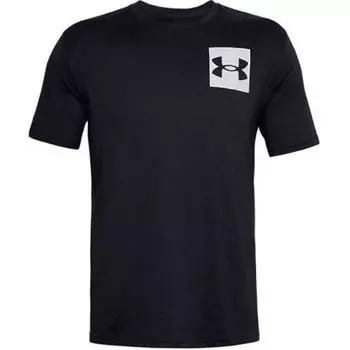 Under Armour Футболка с логотипом и буквенным принтом American Vintage, мужская футболка на плечо, черная 1357152-001 XXXL