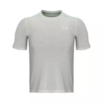 Under Armour Футболка свободного кроя с круглым вырезом и коротким рукавом UA Anywhere Solid Color Training, мужские топы, зеленая 1380411-502 L