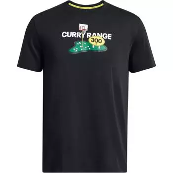 Under Armour Футболка свободного кроя с круглым вырезом и принтом из мультфильма, мужская, черная 1383865-001 S