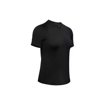 Under Armour Футболка Ua Rush Vent женская, топы, черная 1351603-001 M