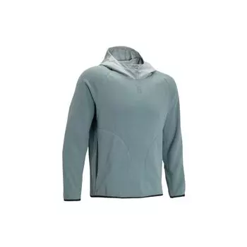 Under Armour FW22 Вышитый логотип Толстовка с капюшоном с длинным рукавом Мужские топы Зеленый 1373740-177 XL