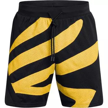 Under Armour FW24 Curry Signature Moisture-Wicking Quick-Dry Breathable Loose Fit Sports Shorts Men shorts Black 1387095-001 XL